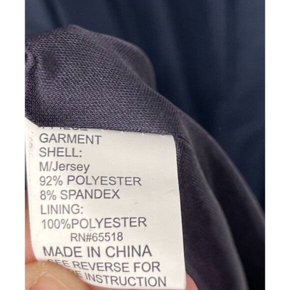 Patra Dress Women's Size 18 Navy Maxi Floral Beads Sequins Embroidery - Picture 8 of 8